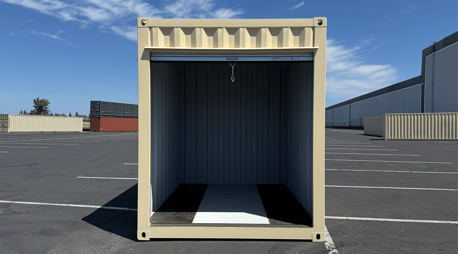 10ft Shipping Container With Roll Up door