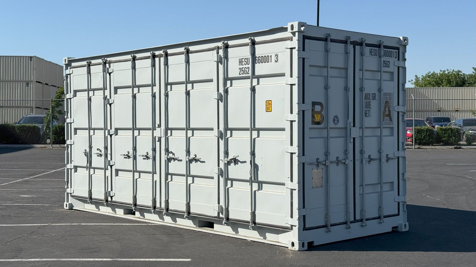 20ft Open Side Doors Shipping Container - Image 4