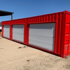 40ft Triple Side Roll Up Doors Container